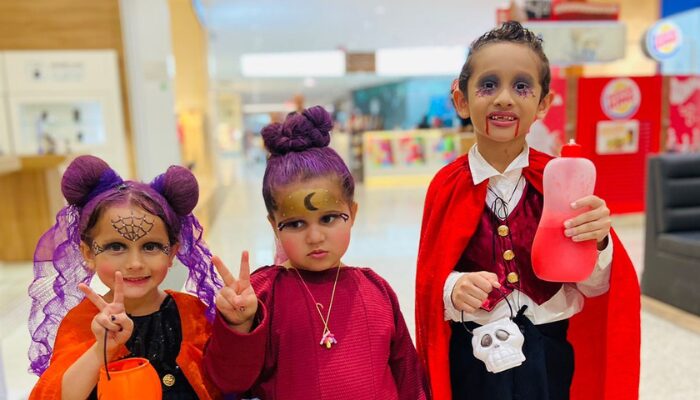 caça aos doces de Halloween em Blumenau